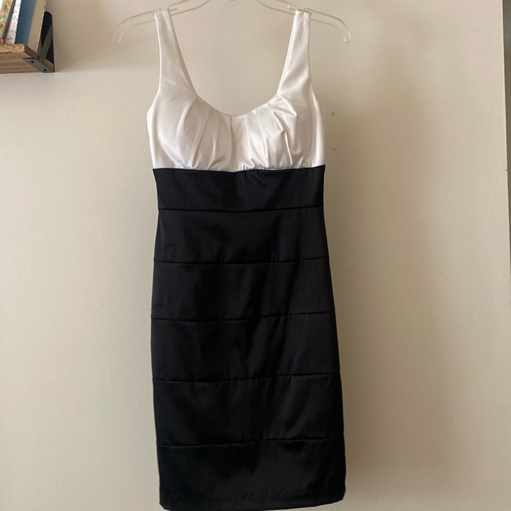 Black and White Cocktail Dress